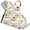 Cat Face with Heart, variant on Various Expressive Dogs 5 Pcs Kitchen Set Heat Resistant Oven Mitts and Non-Slip Pot Holders with Adjustable Cooking Apron