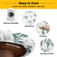 thumbnail image 3 of Elastic Fitted Round Tablecloth, Sage Green Botanical Waterproof Stretch Table Cover for 36"-44" Tables, Watercolor Spring Floral Summer Leaf Washable Outdoor Tablecloths for Patio, Picnic, Camping, 3 of 9