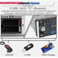 thumbnail image 4 of Autorradio 1 DIN Inalámbrica Carplay Android Auto USB AUX Bluetooth + Micrófono Cámara, 4 of 5