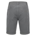 thumbnail image 3 of ctdiral Mens Corduroy Shorts Casual Loose Fit Lightweight Short Pants Elastic Waist Button Zipper Lounge Shorts Summer Beach Shorts with Pockets, 3 of 5