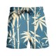 thumbnail image 3 of Puntoco Pantalones Cortos Con Estampado Hawaiano Para Hombre, Pantalones Cortos Con Bolsillo Y Cordón Xl, Pantalones Cortos Para Hombre, 3 of 5