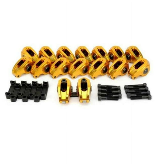 Competition Cams 19028-16 Ultra-Gold Aluminum Roller Rocker Arms Fits select: 2010-2011 CHEVROLET CAMARO SS, 2007-2008 CADILLAC ESCALADE LUXURY