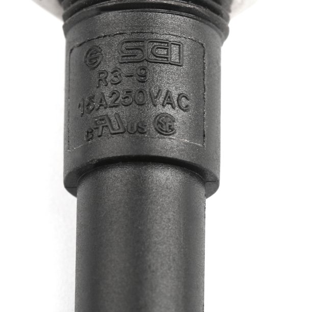 5-Pack R3-9 Panel Chassis Fuse Holders – For 6x30mm Glass Fuses, 15A 250V (Fits 20A Too)