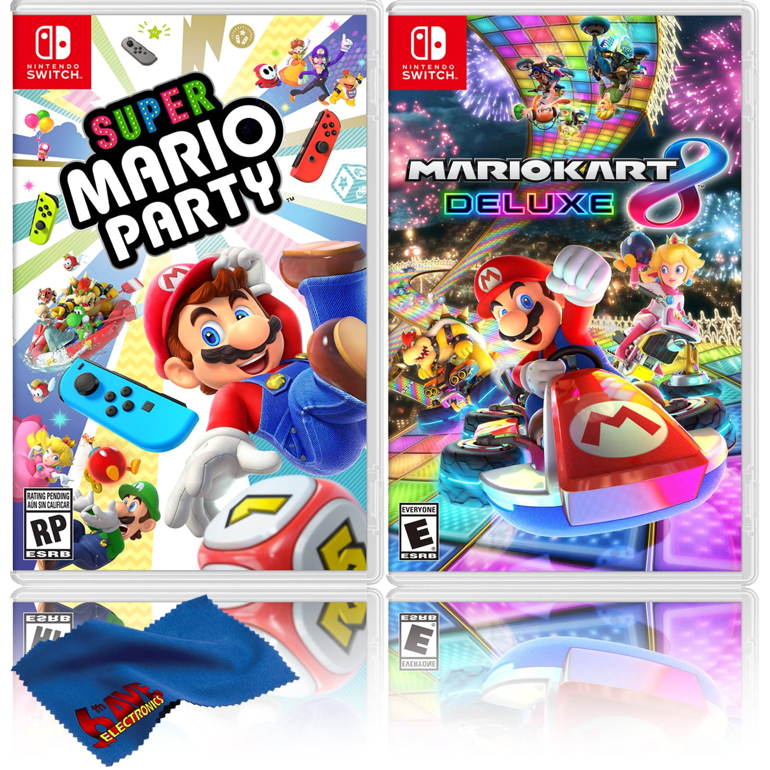 Super Mario Party + Mario Kart 8 Deluxe, Nintendo Switch - Walmart.com
