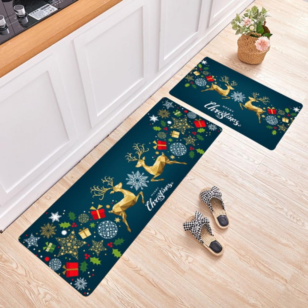 Christmas Home Carpet Christmas Runner Rug Set Christmas Decorative Rug