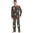 thumbnail image 5 of Matching Pajamas for Couples Christmas Nutcracker His and Hers Pajamas Sets Soft Long Sleeve Sleepwea, 5 of 8