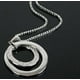 thumbnail image 5 of Collar para mujer, joyería para mujer, cadena larga, moda para mujer, colgante chapado en diamantes de imitación de cristal, collar, regalo, pendiente, 5 of 5