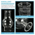 thumbnail image 6 of Monyance Chimney for Kerosene Lamp Transparent Glass Chimney Kerosene Lamp Shade for Oil and Kerosene Style Lamps(3.54X1.97X1.18Inches), 6 of 11