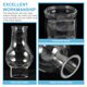 thumbnail image 2 of Pantalla de lámpara de queroseno de vidrio transparente para lámparas de aceite y queroseno, 2 of 7