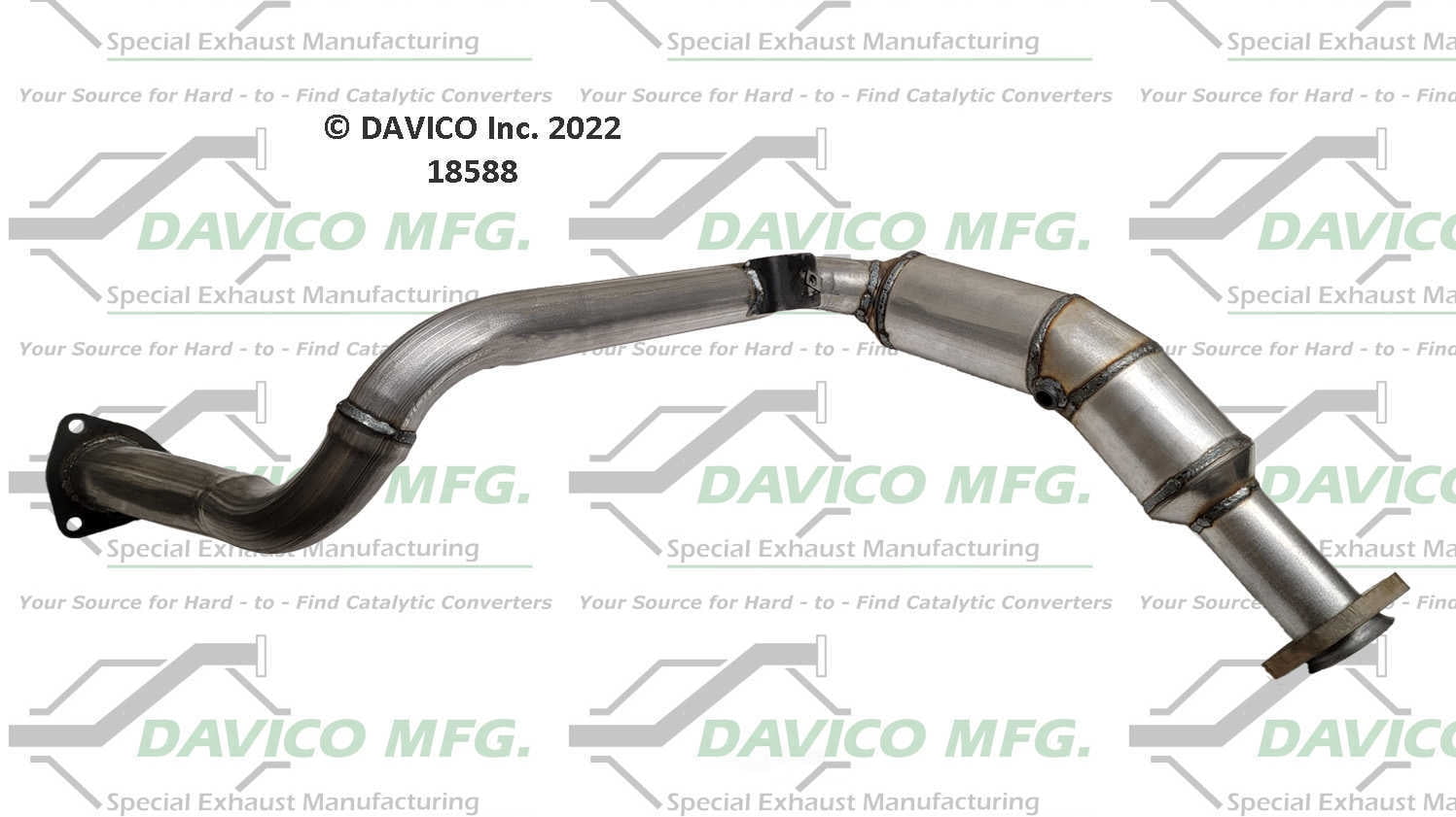 Davico Mfg 18588 Direct-Fit Catalytic Converter