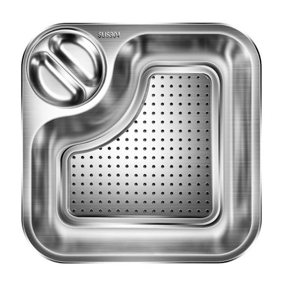 Luzkey Dumpling Plate Food Plate Easy to Clean with Removable Oil Drip Tray Snack Tray Draining Plate for Restaurants Barbecue