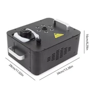 Fichiouy 3IN1 DMX 512 Fog Machine Indoor Geyser Smoke Jet Fog Machine with Control for Stage DJ 900W