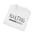 thumbnail image 5 of Adulting Please Wait, Gildan Unisex Softstyle T-Shirt, Graphic Tee, S-3XL, 5 of 6