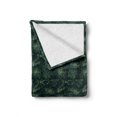 thumbnail image 2 of Nautical Soft Flannel Fleece Throw Blanket, Tropical Fish Underwater Plants Jellyfish and Seaweed Ocean Art, Cozy Plush for Indoor and Outdoor Use, 50" x 70", Reseda Green Green, by Ambesonne, 2 of 6