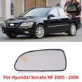 thumbnail image 2 of Heating Outside Rearview mirror For Hyundai Sonata NF 2005 2006 2007 2008 2009 glass Side Rear View Mirror Lens Without Heating Left, 2 of 5