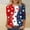 A1000_Red, variant on Vetsdori Womens Fourth of July T Shirts American Flag Summer Pullover Plus Size 3/4 Sleeve Crew Neck,Graphic Casual Red White and Blue Tops for Junior Independence Day