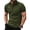 Army Green, variant on Short Sleeve Lapel Collar 3 Buttons Button Down Henley Polo Shirts for Men Breathable Solid Colors Casual Tops for Summer Golf Daily Wear Light Brown L