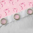 thumbnail image 5 of Feelyou Cartoon Bowknot Kids Black Out Curtains, Girly Pink Love Heart Curtains Pack of 2 (42x63 Each), Dreamy Princess Style Bedroom Curtains, Window Curtains Home Decor, 5 of 7
