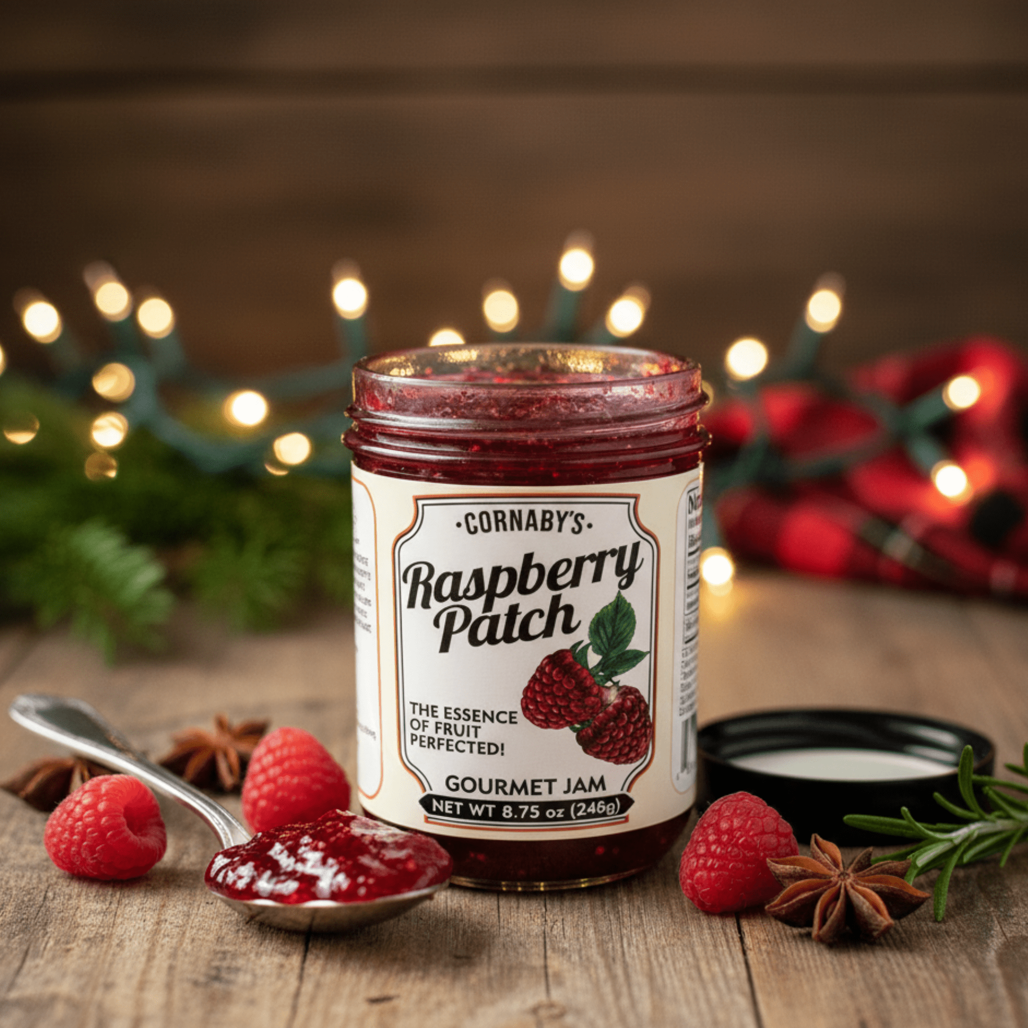 Cornaby’s - Raspberry Patch Gourmet Jam (3 Pack) | Gluten Free, Non-GMO | (8.75 oz/each)