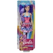 Barbie Dreamtopia Fairy Doll with Purple Hair, Removable Wings & Tiara Accessory