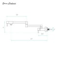 thumbnail image 5 of Ivy Retractable Wall-Mounted Pot Filler in Chrome, 5 of 7