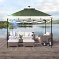 thumbnail image 6 of Suntime 12 x 12 Instant Pop Up Solar Light Screen Canopy Tent Cover, Green, 6 of 8