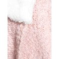 thumbnail image 3 of Absolutely Famous Women's Plus Size Ombre Stripe Super Soft Cardigan with Faux Shearling Lined Hood, 3 of 6