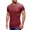 Rose Red, variant on Men's Muscle Fit V Neck Tee - Stretch Short Sleeve Bodybuilding Shirt - 95% Polyester 5% Spandex, Ribbed Knit for Gym and Workout