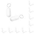 thumbnail image 3 of Wosthever Llavero flotante Figuración secundaria Colgante en forma de píldora portátil sólido Llavero para canotaje Surf Deportes al aire libre Blanco2pcs 10piezas Wosthever CBP270607, 3 of 5