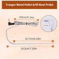 thumbnail image 2 of 2pcs Meat Temperature Probe for Traeger, Waterproof Thermometer Probe Replacement Compatible with Traeger Woodridge Series Accessories, 2 of 7