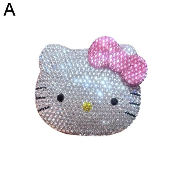Hello Kitty Mini Mirror Comb - Cute Portable Design, Multifunctional, Perfect for Girls