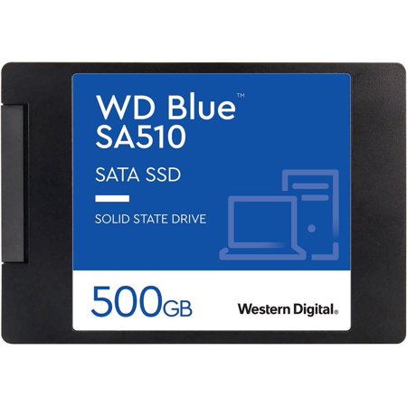 UPC: 0718037884639 | WD Blue 500GB SA510 2.5  Internal Solid State Drive SSD – WDS500G3B0A
