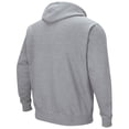 thumbnail image 3 of Men's Colosseum Heather Gray Kansas State Wildcats Arch & Logo 3.0 Pullover Hoodie, 3 of 3
