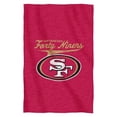 thumbnail image 1 of San Francisco 49ers Couverture de Chandail 54"x84 Pouces - Motif de Script, 1 of 1