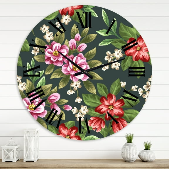 Designart 1 in Quartz Traditional Wall Clock