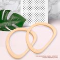 thumbnail image 3 of Small Wooden Handle with Slot, DIY Handbag Accessories for Remodeling, Premium Wood, Unique Appearance, 3 of 8