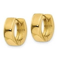 thumbnail image 3 of FJC Finejewelers 10 kt Yellow Gold Hinged Hoop Earrings 9 mm x 4 mm, 3 of 6