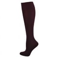 thumbnail image 3 of Sierra Socks Girls' Black School Uniform Knee-High Nylon Dress Socks 3-Pair Value Pack, 3 of 11