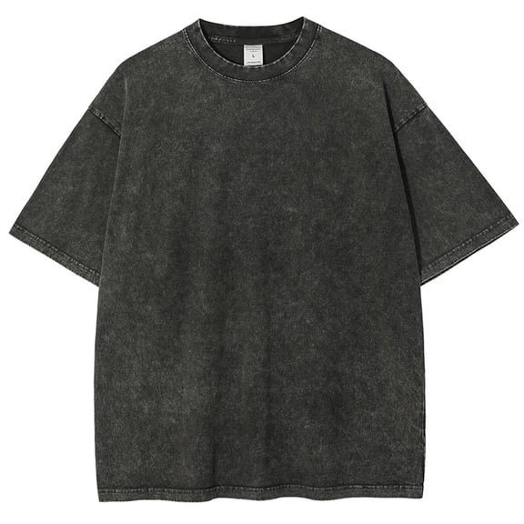 Oversized T Shirts Vintage Tee Loose Fit Short Sleeve Casual Streetwear Baggy Washed Unisex Tops
