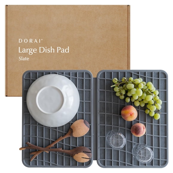 Alfombrilla para secar platos Dorai Home Diatomaceous Earth Slate