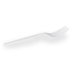 Dixie® Heavy-Weight Polystyrene Plastic Disposable Fork by Georgia-Pacific GP PRO, White, FH217, 1 Case of 1000 Forks