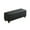 Dark Black, variant on 41'' Faux Leather Storage Ottoman Bench, Rectangle Upholstered Storage Bench with Wooden Legs, Stitch Tufted Bench with Storage for Bedroom, Living Room, Entryway, Dark Black