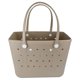 thumbnail image 2 of Bolsa Tote UeKeKicg de Caucho Extra Grande para Playa Color Almendra, 2 of 2