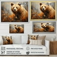 thumbnail image 4 of Designart "Boundary of the Bears I" Animals Floater Framed Wall Decor, 4 of 7
