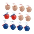 thumbnail image 4 of 12 piezas de claqueta de madera, instrumento de percusión creativo, castañuelas de de mano, castañuelas musicales para fiestas de niños pequeños, 4 of 9