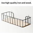 thumbnail image 2 of fastboy Wall Mounted Shelf Multifunctional Floating Shelves Stable Rustproof Kitchen Mounted Shelve for Bathroom Living Room Laundry, 2 of 9