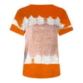 thumbnail image 4 of PATLOLLAV Summer Ladies Tops Womens Loose Blouse Tiy-Dye Print Round Neck Tshirt Print Tops, 4 of 6
