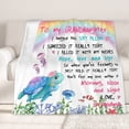 thumbnail image 5 of to My Granddaughter TurtleThrow Blanket Granddaughter Gifts from Grandma Birthday Gifts for Granddaughter Lightweight Flannel Warm Soft Blanket Gift for Girl Women for Home Sofa 50"x60"for Teen, 5 of 6