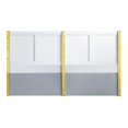 thumbnail image 4 of ACME Gaines Queen Bed in Gray High Gloss Finish, 4 of 5