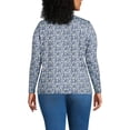 thumbnail image 2 of Lands' End Plus Size Supima Cotton Long Sleeve Crewneck T-Shirt, 2 of 3
